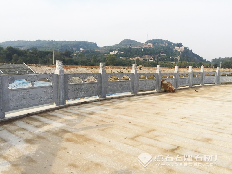 青石欄桿 河道護(hù)欄